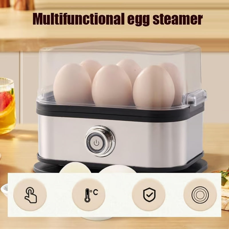 Multifunctional Egg Steamer with Clear Lid