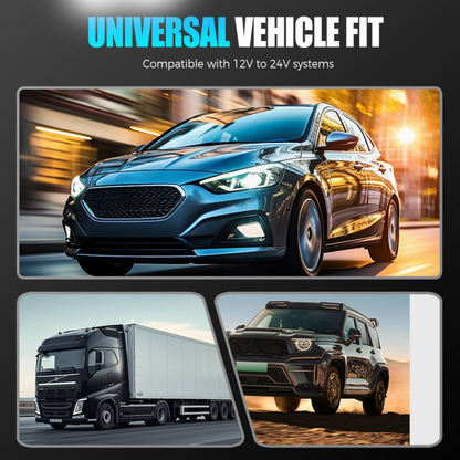 Universal Dual-Port Car FM Bluetooth Transmitter – Wireless Music, Hands-Free Calling & Dual USB Charger