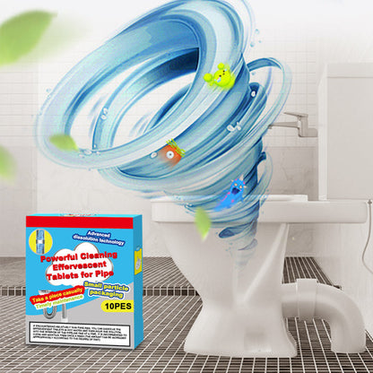 💦✨Powerful Cleaning Effervescent Tablets for Pipe, Fast Dissolve Hair Grease Clogs