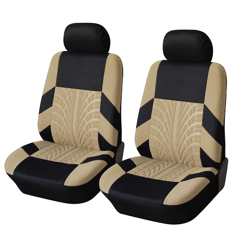 Car Seat Covers for 5 Seats Universal, Fabric Breathable Car Front & Rear Seat Protectors, Airbag Compatible, Full Protection, Fits Most Cars Trucks Vans SUVs, Red Gray Black Blue Seat Covers