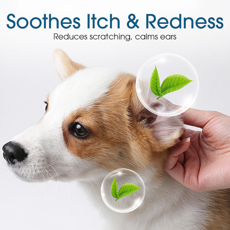 🐾Pet Ear Cleaner, Soothes Itching & Redness