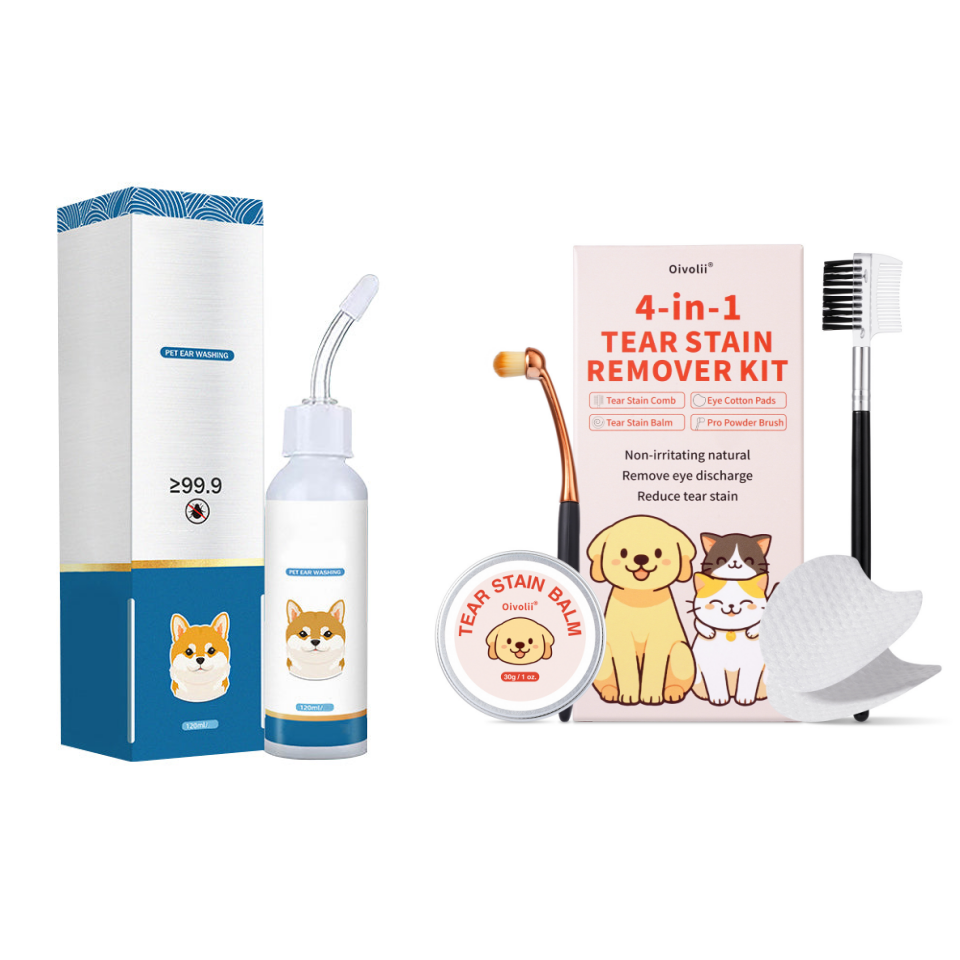 🐾Pet Ear Cleaner, Soothes Itching & Redness