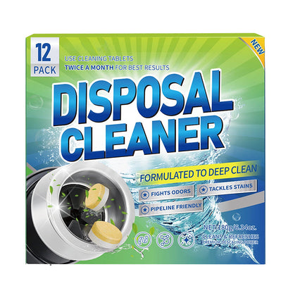 12-Pack Foaming Garbage Disposal Cleaner Tablets