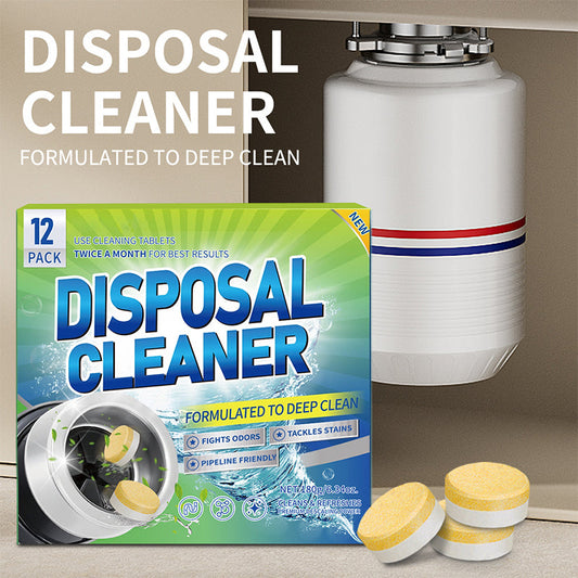 12-Pack Foaming Garbage Disposal Cleaner Tablets