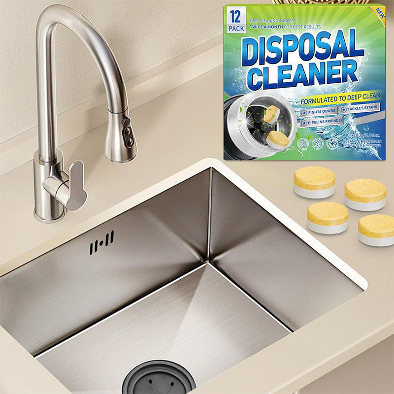 12-Pack Foaming Garbage Disposal Cleaner Tablets