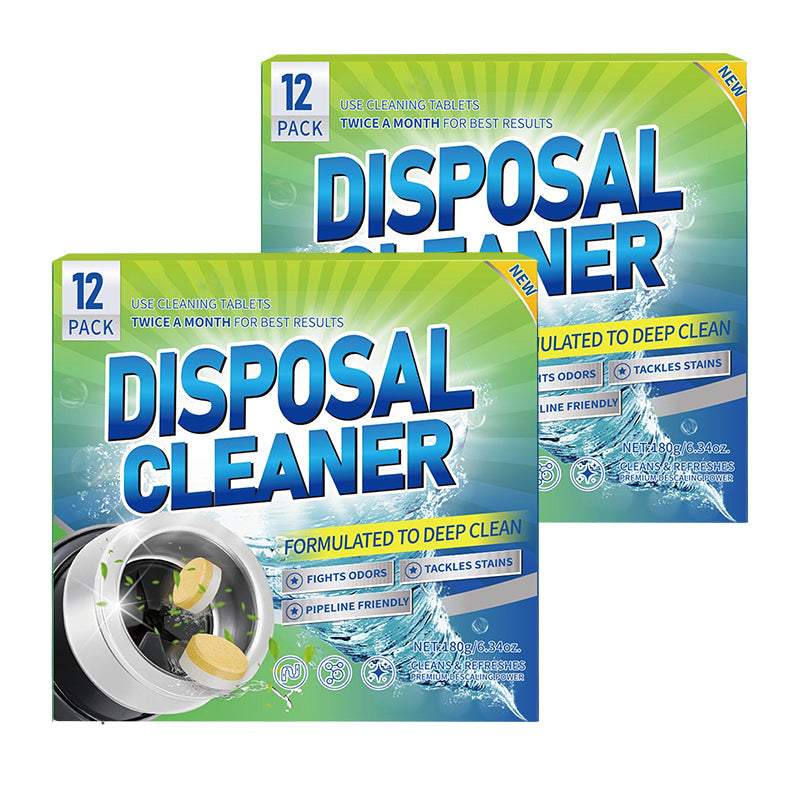 12-Pack Foaming Garbage Disposal Cleaner Tablets