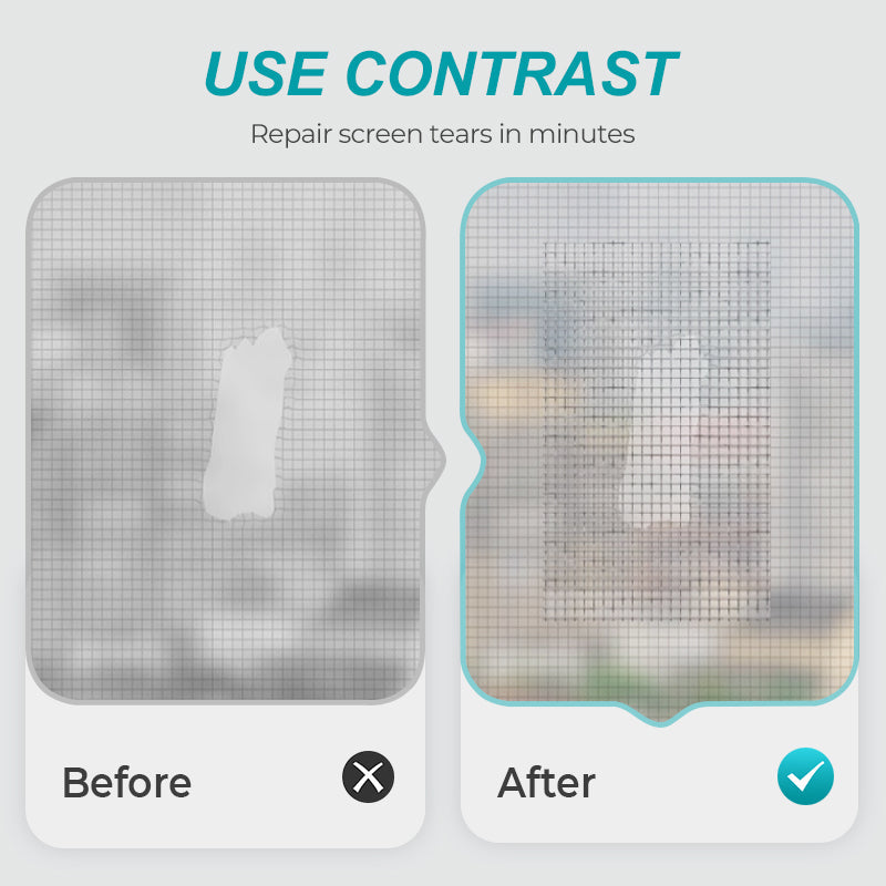 Self-Adhesive DIY Window Screen Repair Tape