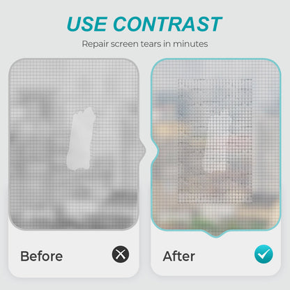 Self-Adhesive DIY Window Screen Repair Tape