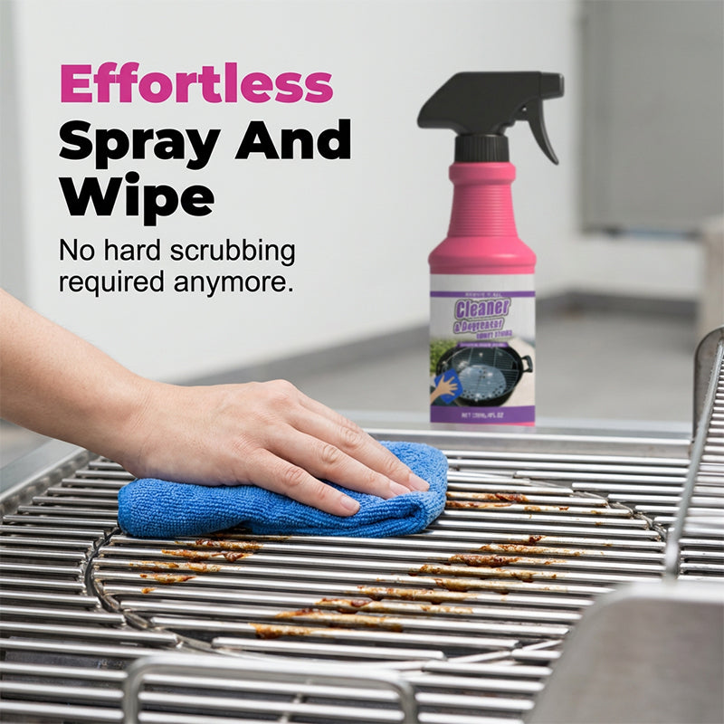 🍖💨Fast-Acting Heavy-Duty Grill Degreaser Spray