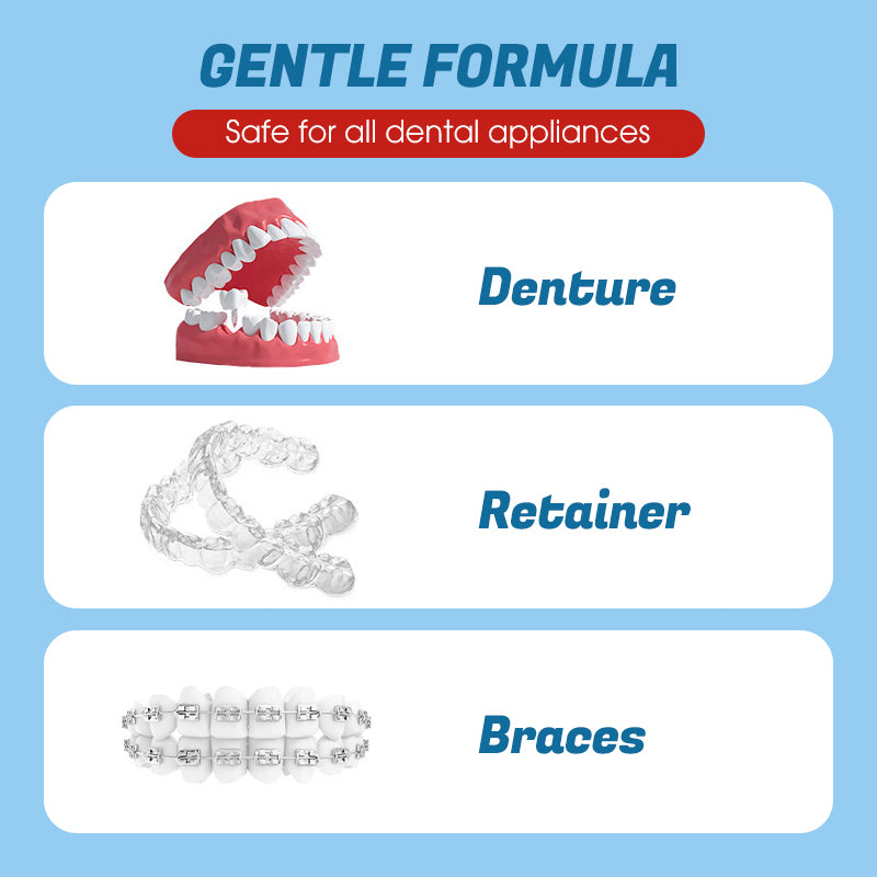 Retainer Cleaner Tablets for Odor & Stain Removal