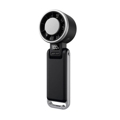 Foldable Turbo Handheld Fan with LED Display