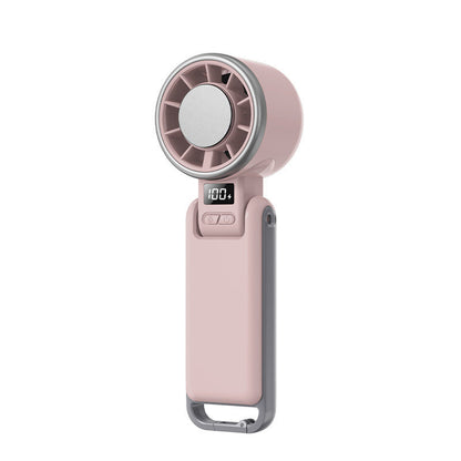 Foldable Turbo Handheld Fan with LED Display