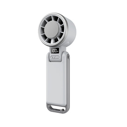 Foldable Turbo Handheld Fan with LED Display