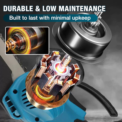6-inch Cordless Mini Chainsaw with 2 Batteries