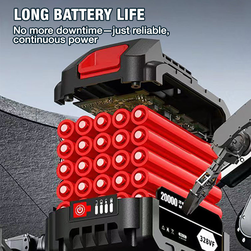 6-inch Cordless Mini Chainsaw with 2 Batteries
