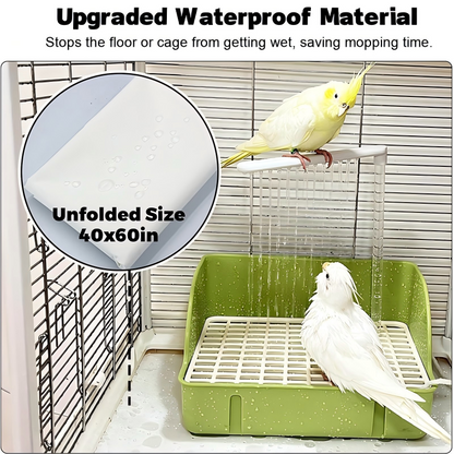 Automatic Parakeet Bird Bath with Pump