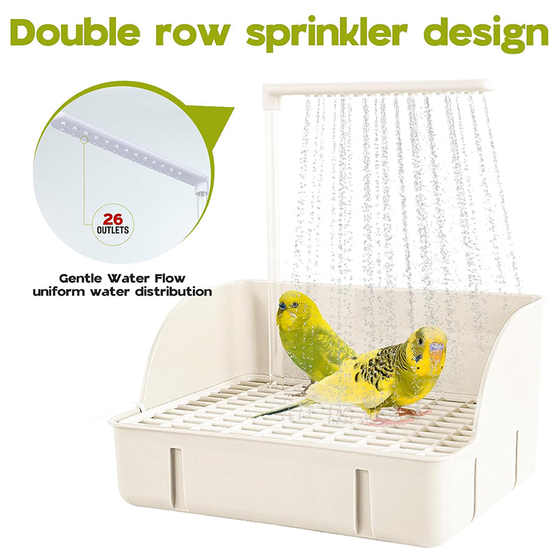 Automatic Parakeet Bird Bath with Pump
