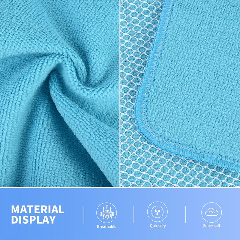 Dual-Sided Microfiber & Mesh Cleaning Cloth
