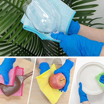 Dual-Sided Microfiber & Mesh Cleaning Cloth