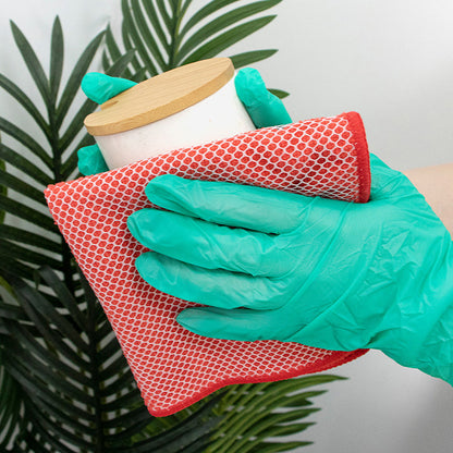 Dual-Sided Microfiber & Mesh Cleaning Cloth