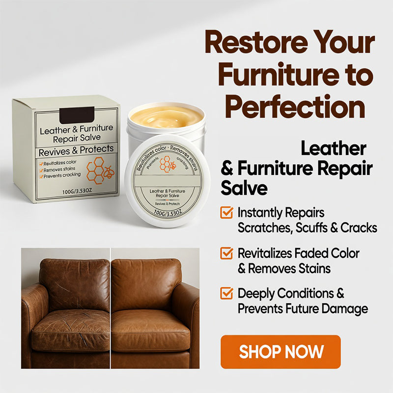 Leather Repair Salve for Furniture & More