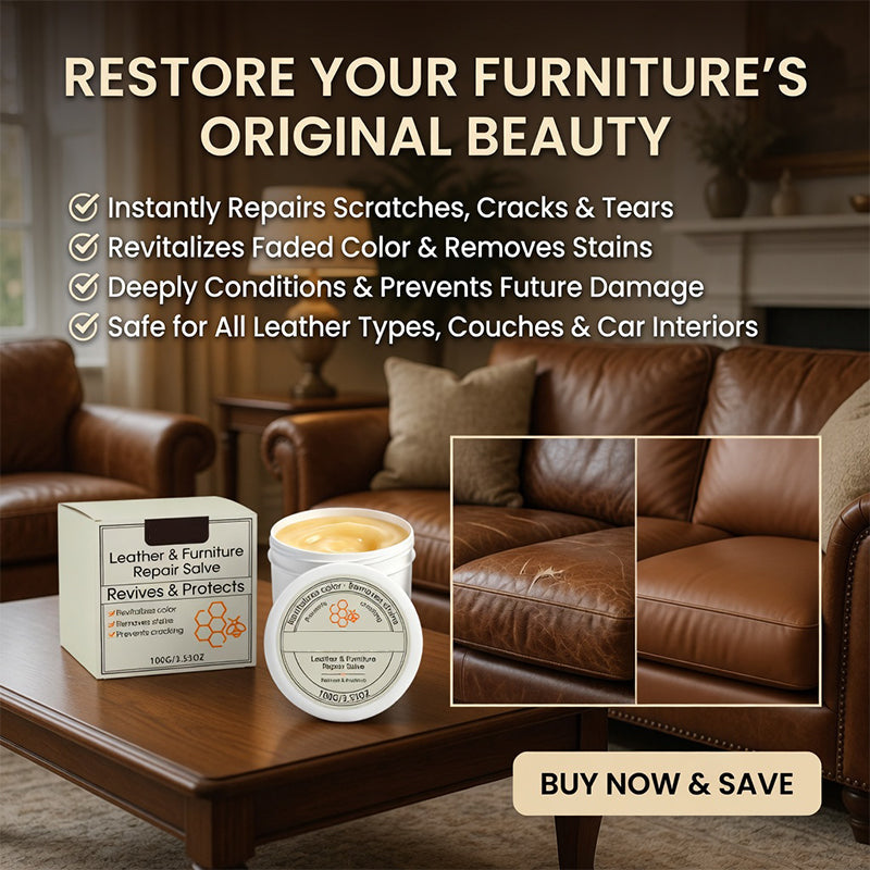 Leather Repair Salve for Furniture & More