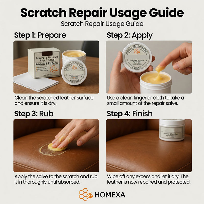 Leather Repair Salve for Furniture & More
