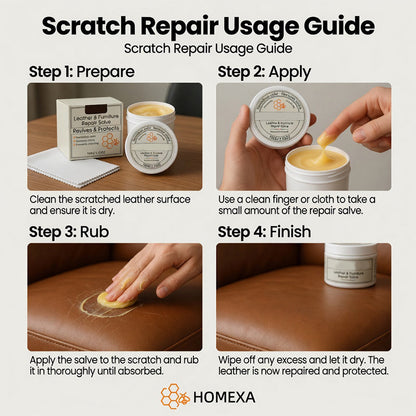 Leather Repair Salve for Furniture & More