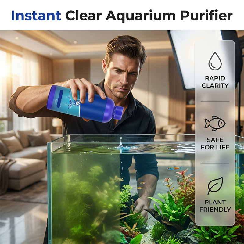 🥳2026 HOT SALE🥳💞50K+ SOLD!🐟💧 50% OFF! Fast-Acting Algae Remover – Instantly clears green water. Safe for fish & plants. A few drops work! 🌿✨