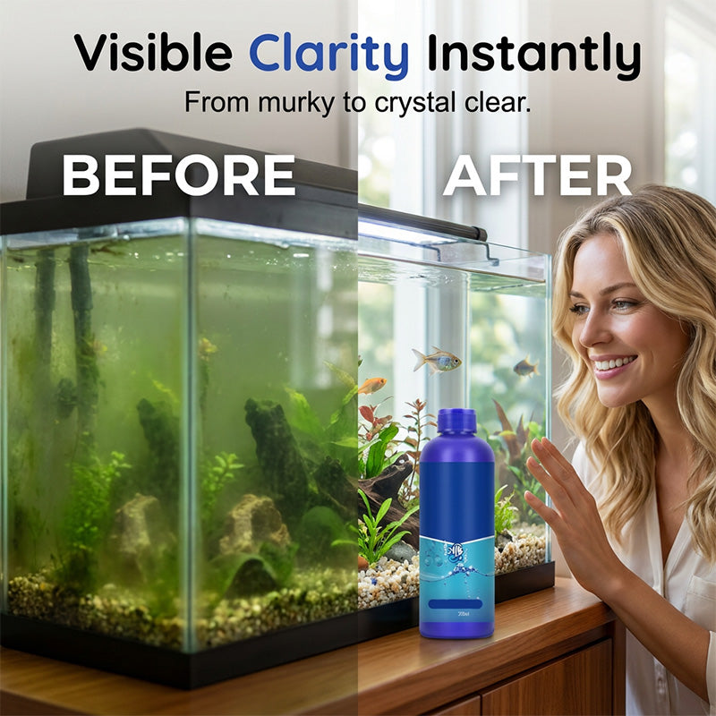🥳2026 HOT SALE🥳💞50K+ SOLD!🐟💧 50% OFF! Fast-Acting Algae Remover – Instantly clears green water. Safe for fish & plants. A few drops work! 🌿✨
