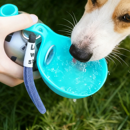 🐕50% OFF🔥 2-in-1 Portable Dog Water Bottle for Small Dogs - Leak-Proof & Compact