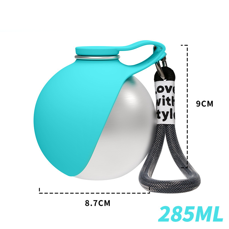 🐕50% OFF🔥 2-in-1 Portable Dog Water Bottle for Small Dogs - Leak-Proof & Compact