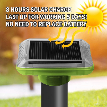 Ultrasonic Solar Powered Waterproof Mole Repellent