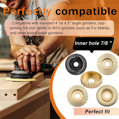 Angle Grinder Wood Carving Disc