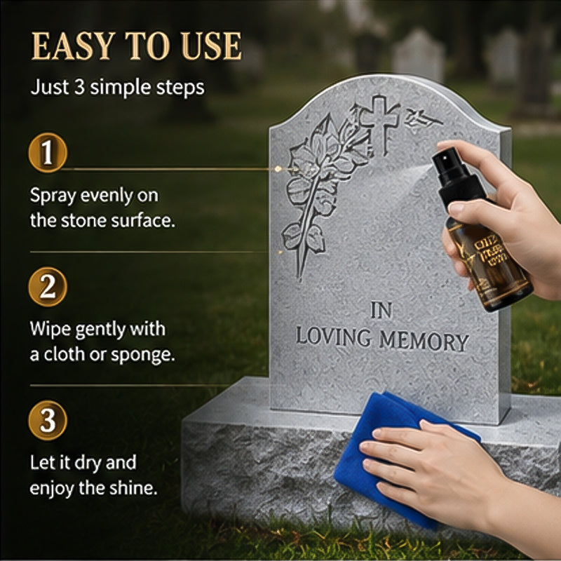 Tombstone Polish Spray with Towel