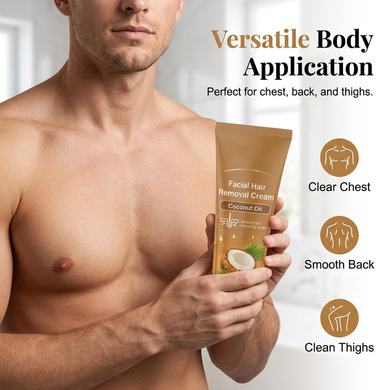 Gentle Coconut Oil Formula Hair Removal Cream