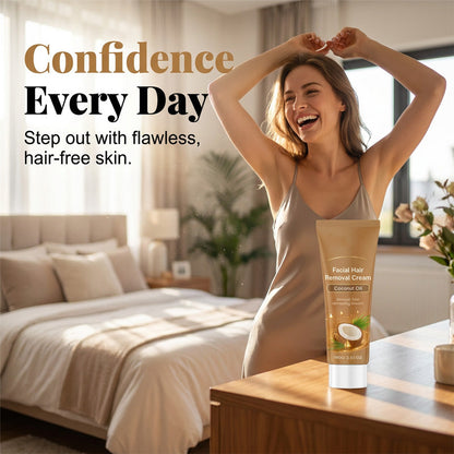 Gentle Coconut Oil Formula Hair Removal Cream