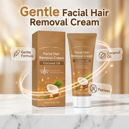 Gentle Coconut Oil Formula Hair Removal Cream