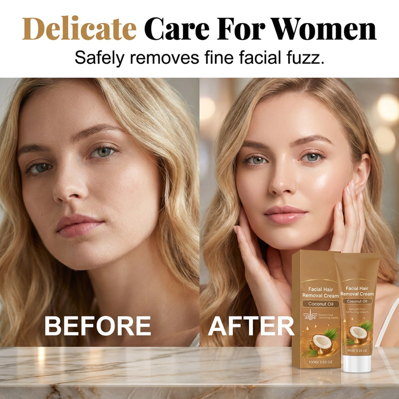 Gentle Coconut Oil Formula Hair Removal Cream