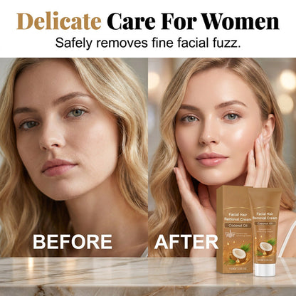 Gentle Coconut Oil Formula Hair Removal Cream