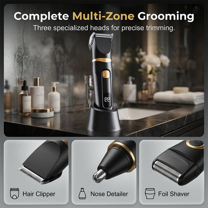 3-in-1 Electric Grooming Kit for Men & Women