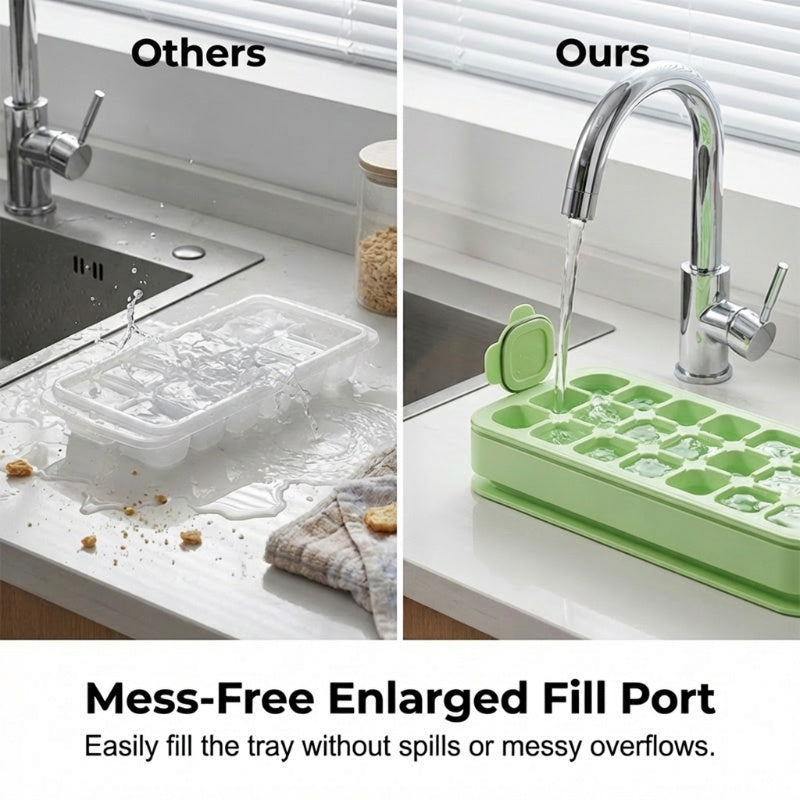 🧊Food-Grade Press-Type Ice Cube Tray