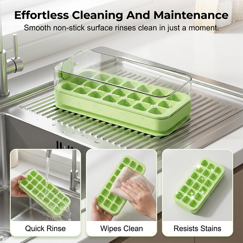 🧊Food-Grade Press-Type Ice Cube Tray