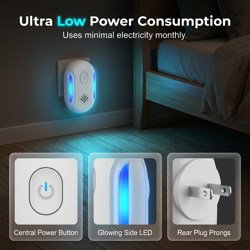 Ultrasonic Pest Repeller Plug-In Device