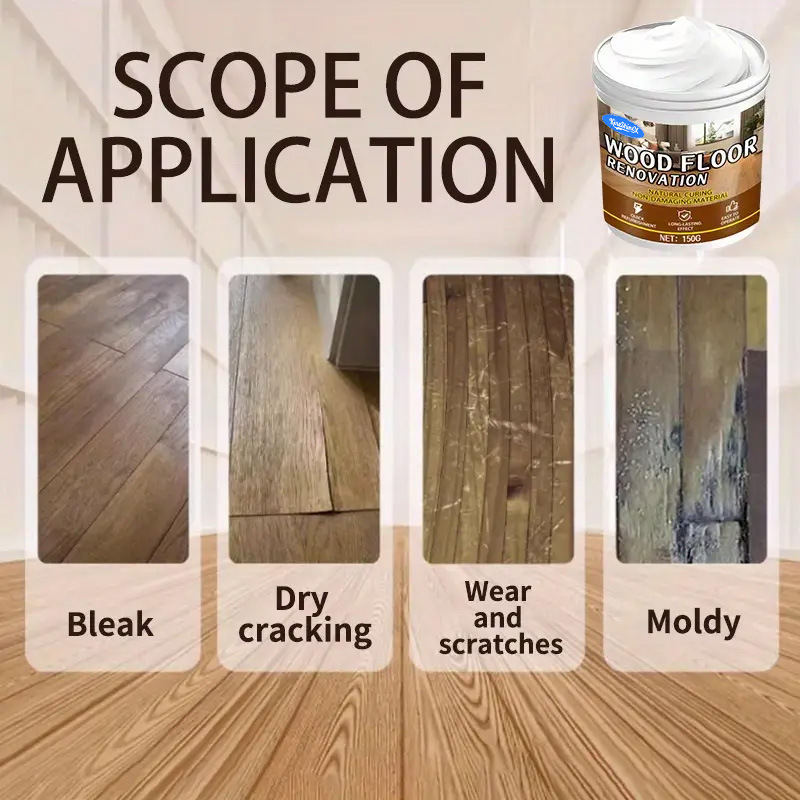 Wood Floor Renovation & Polishing Paste