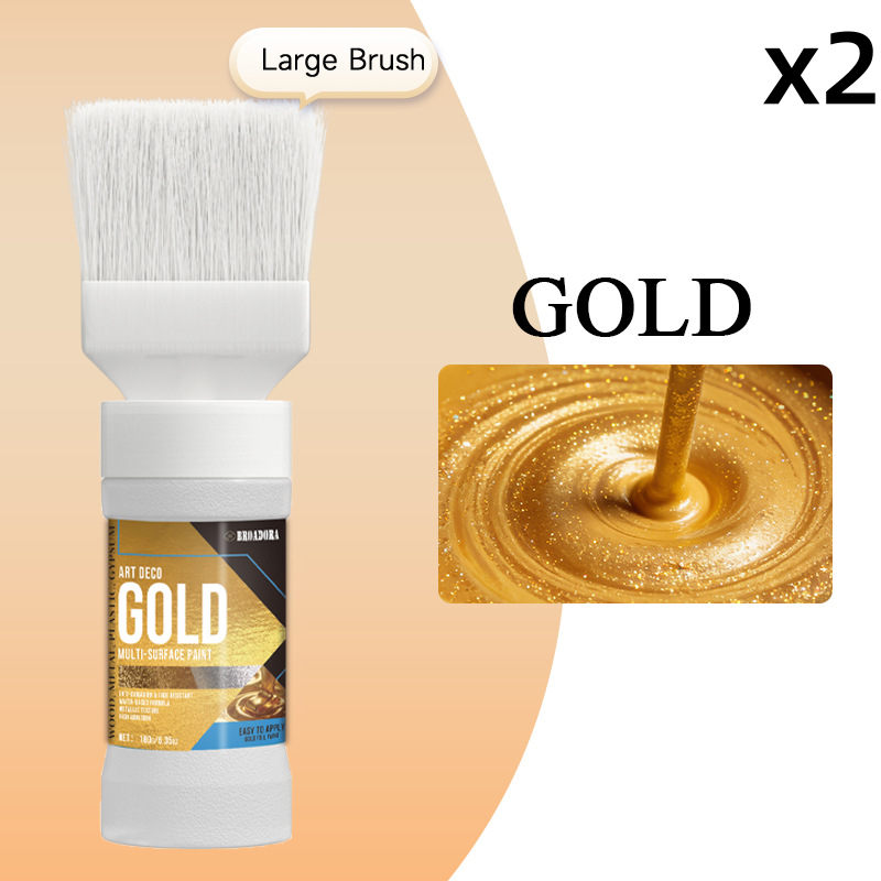 🥳2026 HOT SALE🥳💞50K+ SOLD! 50% OFF!High Adhesion Multi-Surface Gold Foil Paint