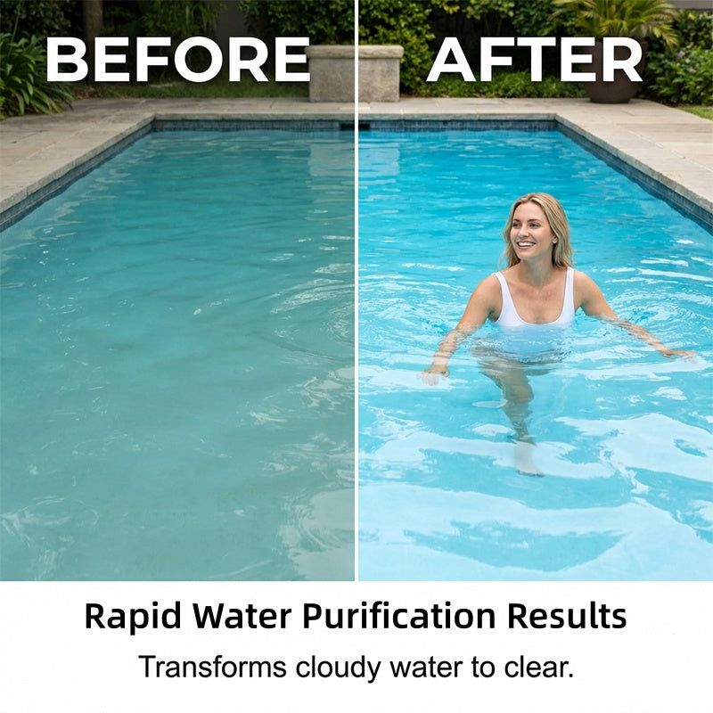 Slow-Release Pool Cleaning Tablets