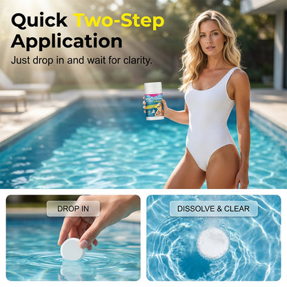 Slow-Release Pool Cleaning Tablets