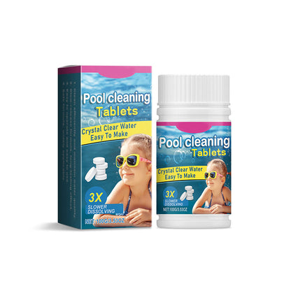 Slow-Release Pool Cleaning Tablets