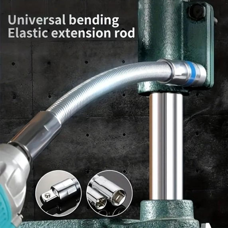 Flexible Socket Extension Bar – Cr-V Steel, Multiple Sizes, Locking